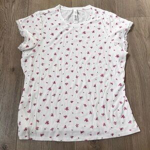 Skims Soft Lounge Tee in Neon Orchid Rose NWOT